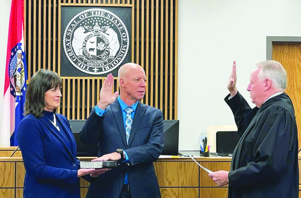 Photo By Jason Wert

Matt Selby was sworn in as a judge for Stone County.