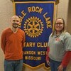 Courtesy of Rotary Club of Table Rock Lake
Sellers (right) is pictured with Rotarian Ben Fisher (left) who was program chairperson for the day.